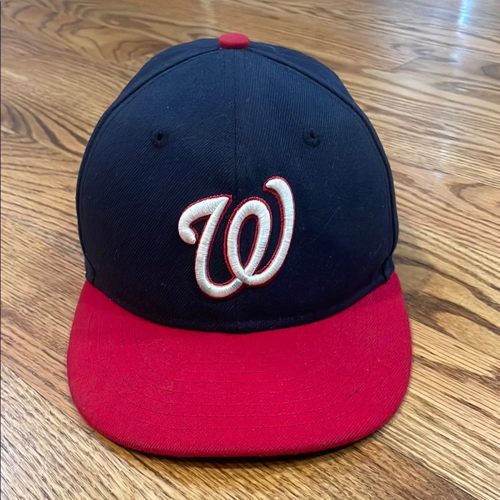 Washington Nationals New Era Fitted Hat. Size 6 5/8. Excellent Used Condition.